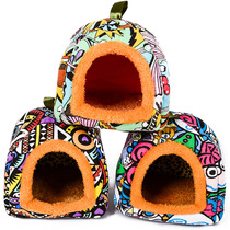 Hair-free guinea small hippo with warm cotton covets with flower and mouse hamster hamster dragon cat Dutch pig