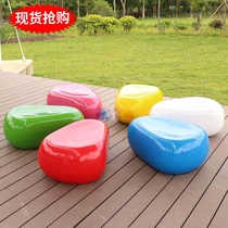Spot glass fiber reinforced plastic Pebble seat outdoor seat shopping mall leisure chair Square Park shopping mall glass steel seat