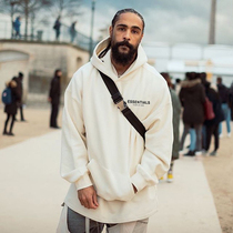 FOG FEAR OF GOD double line ESSENTIALS American Tide brand High Street leisure loose plus velvet sweater men