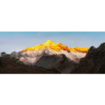 Tong Derecorded Gold Mountain Realistic Cloth Surface Oil Painting Living Room Bedroom Decoration Painting Collection Pure Hand Painting