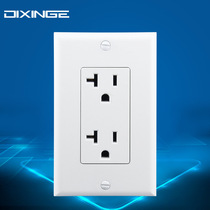 UL Beauty Mark 20A American Socket 125V North America US NEMA High Power 5-20R Two Beauty Gauge Socket