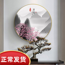 2021 new line embroidery spring summer autumn winter landscape ink painting cross embroidery living room simple Chinese small pieces of self-embroidery