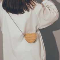 Lamode leather ins net celebrity mini small bag female 2019 new love messenger chic simple chain bag