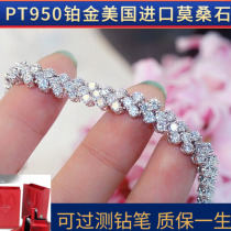 Fan Bingbing with star bracelet S925 sterling silver plated 18k platinum American FLAME diamond bracelet