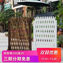 Wooden door yard fence fence gate Meadow indoor commercial half-waist wooden guardrail pastoral door anti-corrosion separation pet