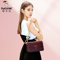 Woodpecker womens bag flagship store new 2020 this year popular small bag premium fashion shoulder bag small