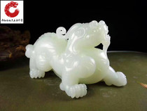 Xinjiang Hetian Jade sheep Jade White Jade seed pendant evil spirits recruiting wealth