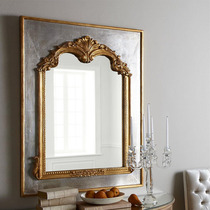 arimo cosmetic mirror French bathroom mirror European and American decorative mirror porch mirror fireplace mirror fireplace mirror cosmetic mirror
