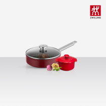 (Germany) Doulei 24cm fried wok ceramic cup (red)