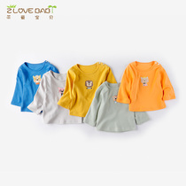 Baby T-shirt spring and autumn clothes baby clothes men Cotton T-shirt baby coat women base shirt long sleeve underwear