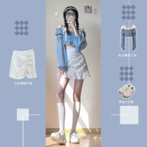 Spring clothing 2022 The new light and warm brother-in-law wind two sets of female summer small subnets red temperamental goddess Fan suit dress