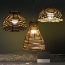 KENS Vietnamese handmade rattan with round chandelier lamps Minjuku restaurant lighting bookhouse Balcony Lampshade Chinese