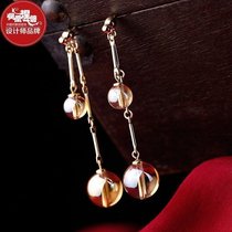 Phoenix Nirvana earrings female face thin earrings 2018 New Tide Original versatile long earrings temperament antiquities