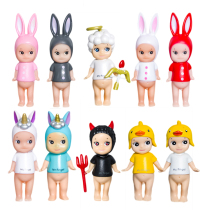 Angel doll birthday cake ornaments devil Angel Cupid Unicorn Childrens party cake scene decoration