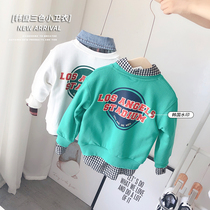 Special) Korean childrens 2020 Autumn Terry breathable color color printing clothes college style childrens coat