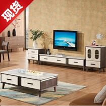 Nordic marble tea table Jane z about fashion small family style home living room rectangular tea table edge a few tea tables