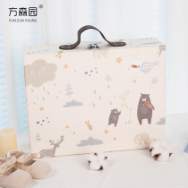 Fang Senyuan baby baby newborn suitcase packaging box gift box set mother and baby clothes simple paper box
