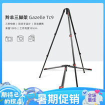 Print iFootage TC9 Professional carbon fiber No middle shaft Quick-tear flavored bird tripod single anti-photography camera