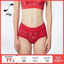 Triumphs sloggi Black Label high-end underwear womens soft and comfortable lace boxer pants 74-6682