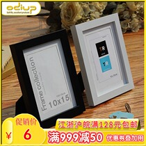 Photo frame simple A4 photo frame photo frame imitation wood plastic photo frame custom manufacturers 7 inch creative