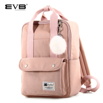 EVB backpack female junior high school primary school student school bag university Korean girl computer backpack male leisure