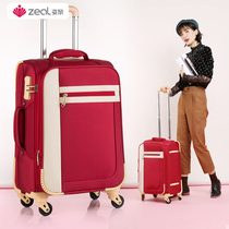 Suitcase Cloth Box Canvas Oxford Brab Box Universal Wheels Suitcase 20 Inch Password Box Woman 2021 New