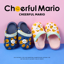 Childrens baghead sandals indoor anti-slip hole shoes boy anti-slip soft soles thick soles silent girl shoes summer