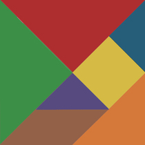 Magnetic tangram childrens educational toys Intellectual puzzles Kindergarten 7 primary school students first grade teaching set 4-6