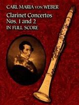 Weber Clarinet Concerto No. 1 Concerto No. 2 Solo Piano Score (original imported)