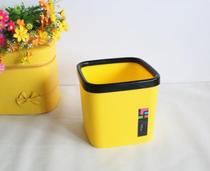 Garbage storage box desktop coffee table small waste paper basket dining table living room Korean simple bucket table car Mini