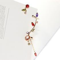 925 Silver Needle Asymmetric Branches Ear Clamp Earrings Earrings Earrings Earrings Earrings Earrings Earrings Earrings Earrings Ear Clips Temperament Sweet American Day Korea 0026