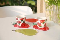 Spot marimekko Japan limited strawberry hand mug custom coaster jewelry plate coffee cup