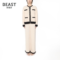 THEBEAST Fauvism Gentlewomen Gentlemen Knitted Set Home Clothes Fall Winter