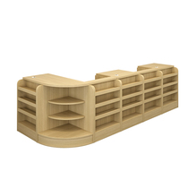 Super large lengthened supermarket convenience store cash register cabinet tobacco and wine cabinet combination mother and child corner small cash register