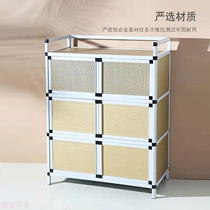 Cabinet aluminum alloy cabinet locker locker housekitchen cabinet multi-functional stainless