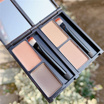 Affordable two-color eyebrow powder Eyebrow Cream Waterproof no makeup long-lasting natural beginner natural repair three-dimensional with brush