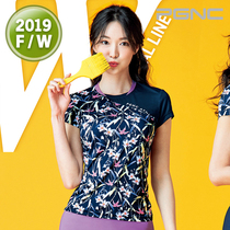 2019 Autumn Winter New PGNC badminton suit PEGGY lovers cool quick dry breathable short sleeve T-shirt u