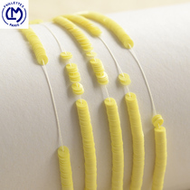 Solid color series French imported LM bright yellow solid color porcelain sequins French embroidery material nail beads clothing accessories