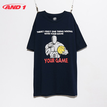 AND1 male short T trash talk 2021 Spring Street basketball sports short sleeve T-shirt sports leisure short T top