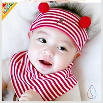 Baby head circumference fontanelle cap headgear hair belt baby fontanelle cap autumn thin baby head towel cap newborn tire cap