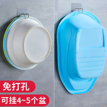 Hanging basin artifact-free washbasin adhesive hook-free washbasin rack storage rack storage rack