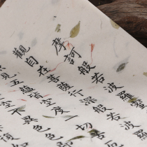  Heart Sutra sprinkled with gold flowers and herbs Copybook Brush Calligraphy copying red half-cooked rice paper Xiaokai Beginner practice Willow