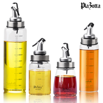 Germany plazotta glass oil pot household leak-proof large kitchen vinegar pot Vinegar bottle Soy sauce bottle Seasoning bottle