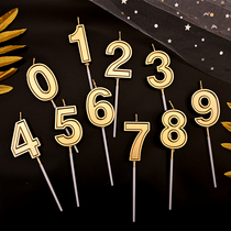 Birthday Cake Decoration Digital Candle Birthday Party Decorations Arranged Candle Baking Cake Decoration