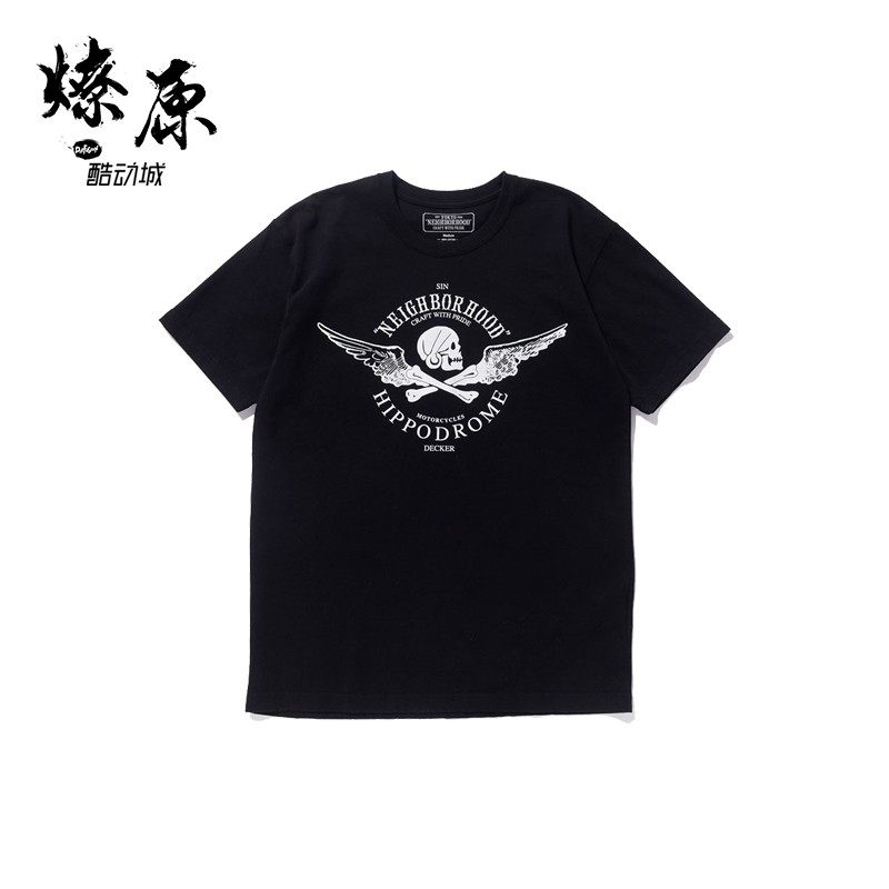 Liaoyuan NEIGHBORHOOD JDNH C-TEE SS 18SS SOPT Limited SKULL WING SHORT SLEEVE T