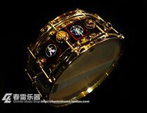 Spring thunder instrument DW Neil Peart Edge gilded hand-painted signature army drums