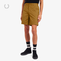 FRED PERRY mens casual pants 2021 summer new British loose wheat ear cotton shorts trend S1507
