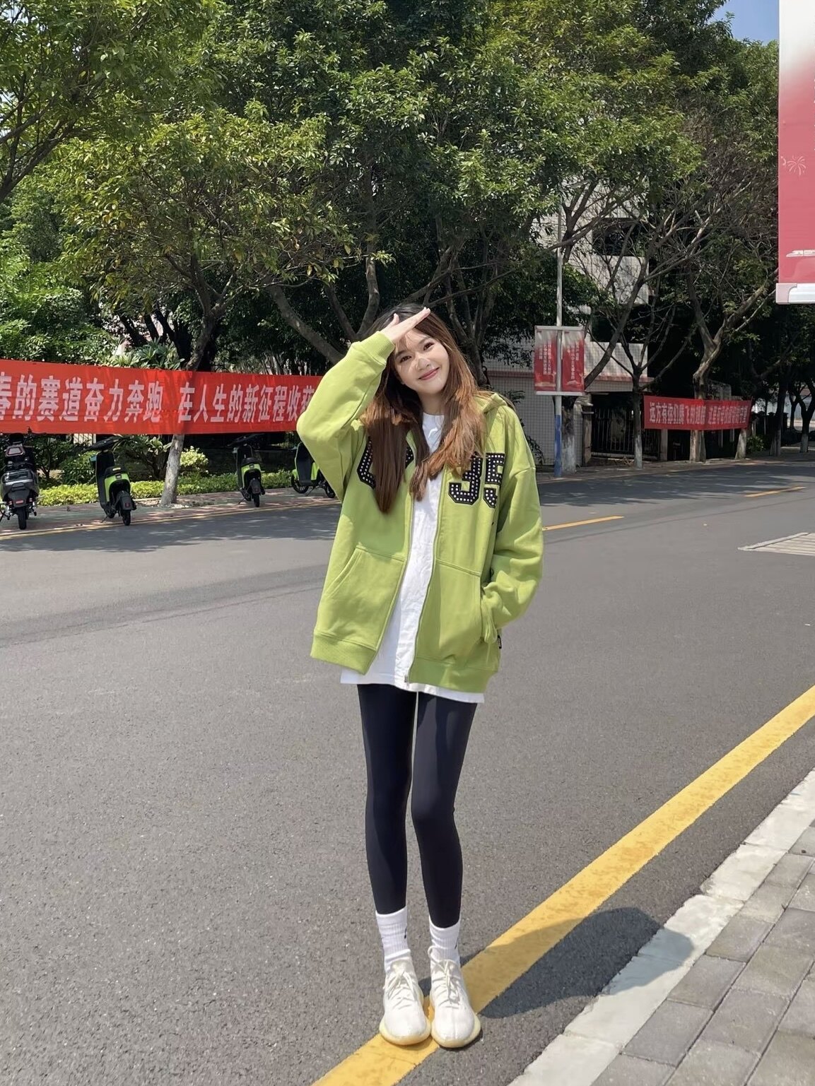 小野和子春季鲨鱼裤 薄款塑形收腹提臀 瑜伽外穿两相宜 高腰设计拉长比例