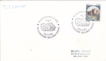 DJ Italian Castle Series Commemorative Postmark Mailed Postcard