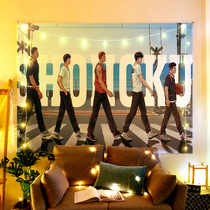 Japanese hanging cloth background cloth slam dunk master Sakuragi flower Road basketball dormitory room bedside decorative wall arrangement tapestry